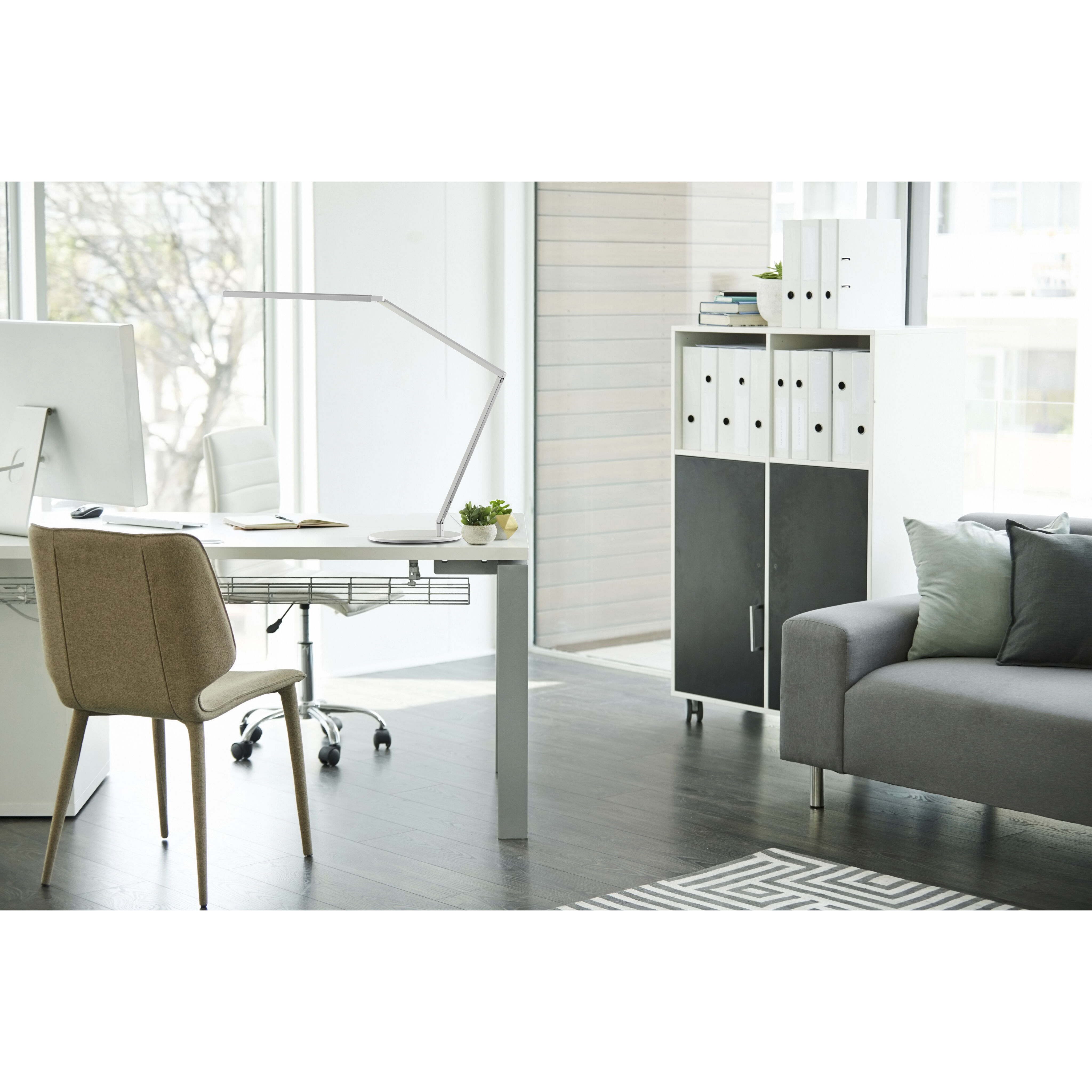 Z-Bar Gen 4 16.05 inch 8.80 watt Silver Desk Lamp Portable Light